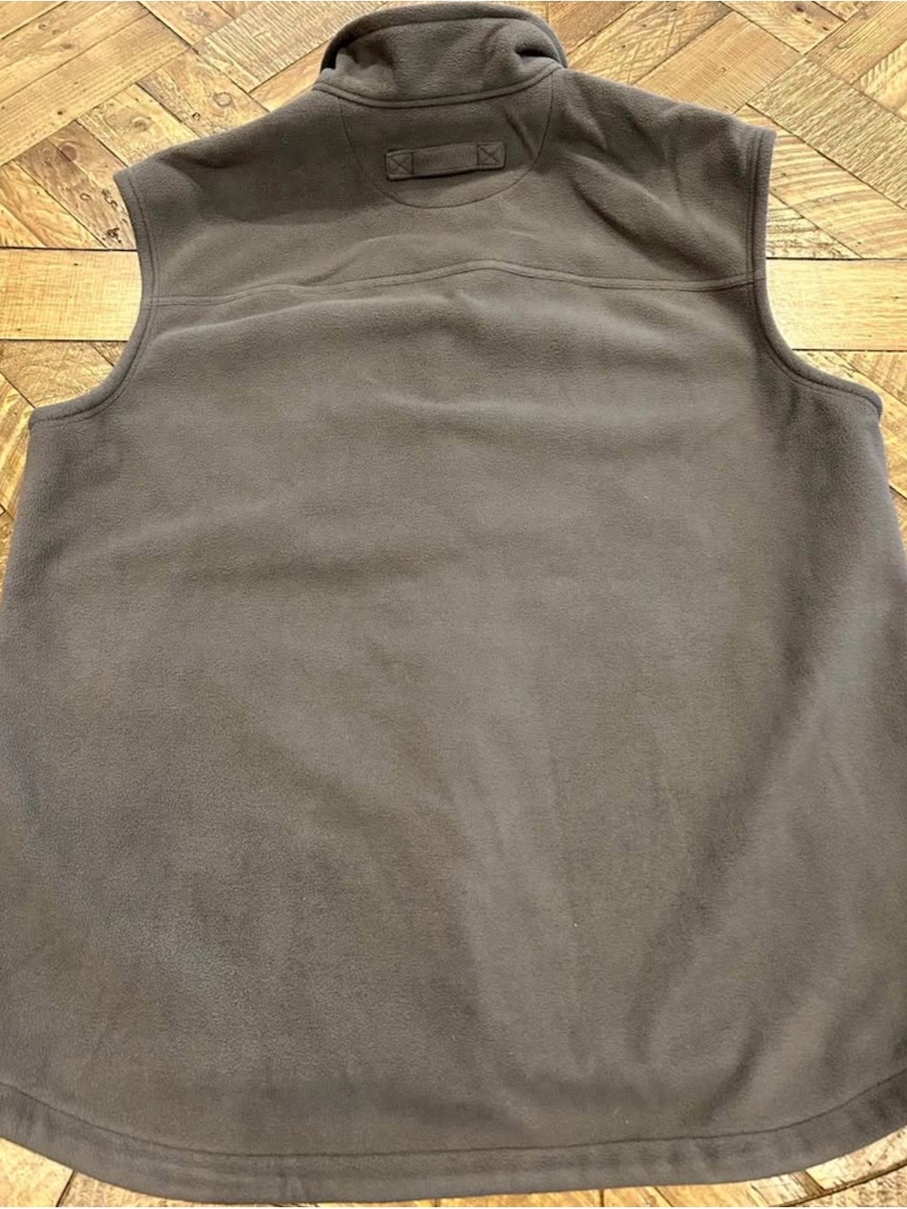 Duluth Trading Co Gray Men's Fleece Zip Vest / Size XLT - Picture 3 of 4